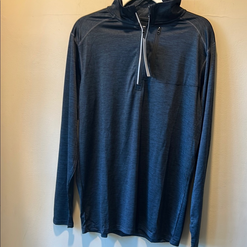 Liberty Gray Jersey Quarter-Zip Shirt